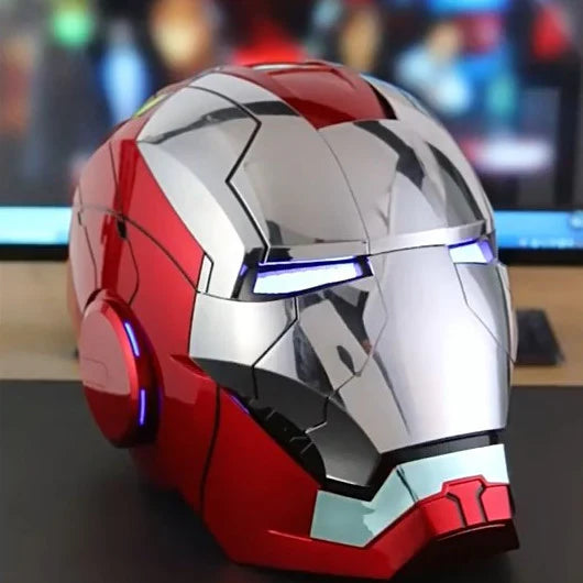 Iron Man MK5 Helmet – Real Wearable Collectible Edition (Automatic Opening)