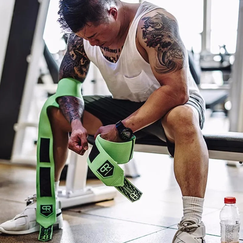 ProLift™ 90cm Adjustable Elbow Wraps – Maximum Support & Strength Training