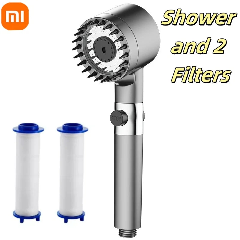 Xiaomi High Pressure Shower Head – 3 Modes with Massage & Water Filter