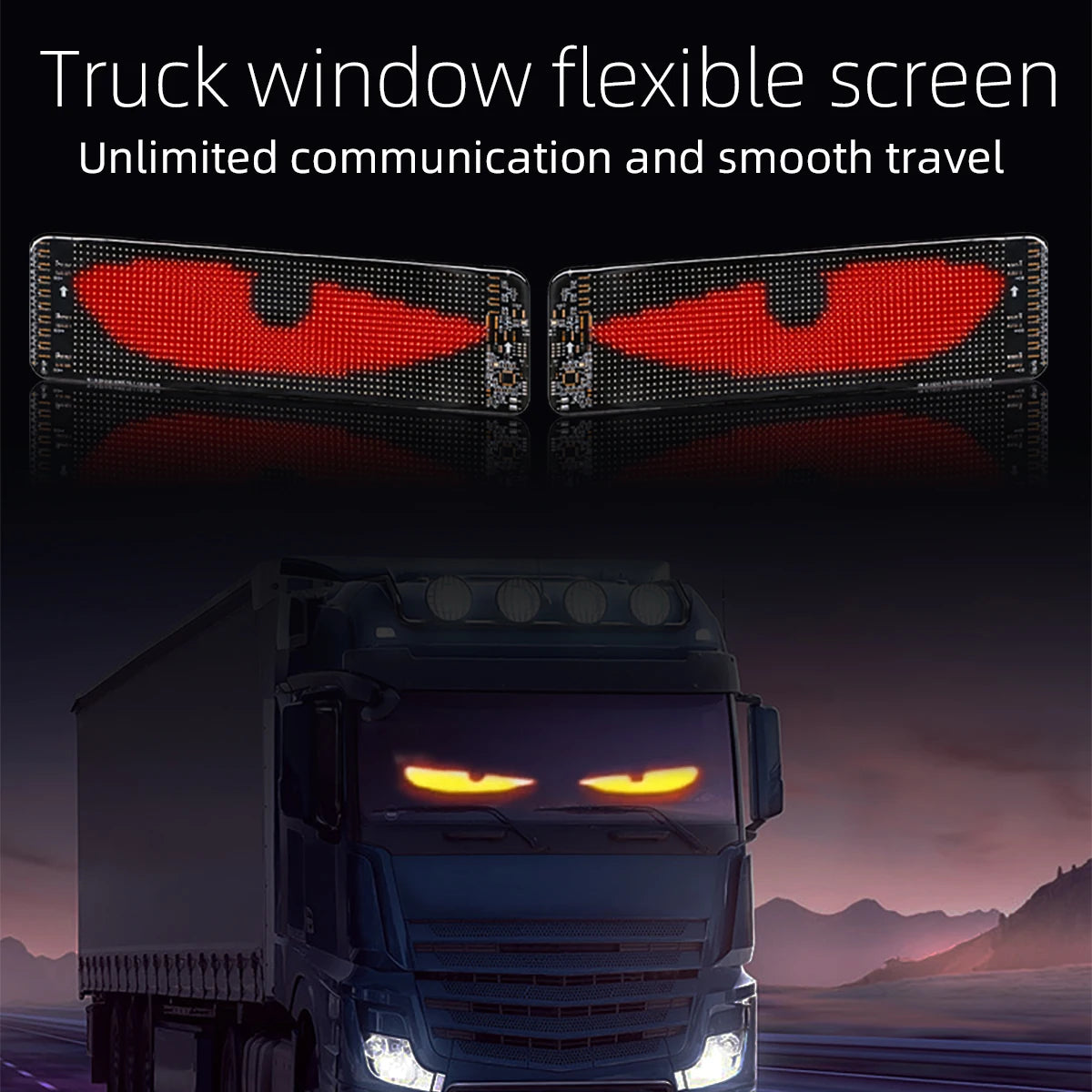 Truck LED Pixel Screen – Bluetooth & Remote Control