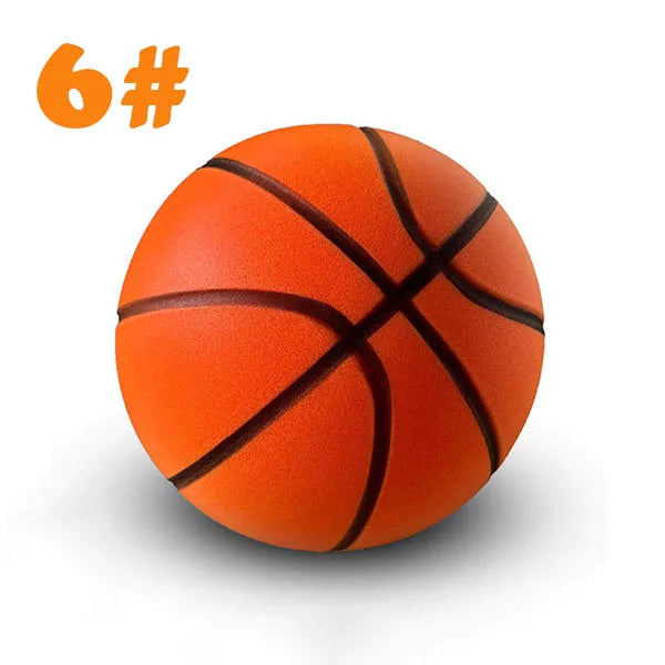 Grooved Silent Basketball Size 7# 6# 5# Men/Women/Children Indoor Dribble Practice Bounce Quiet Soft Airless Foam Ball No Noises