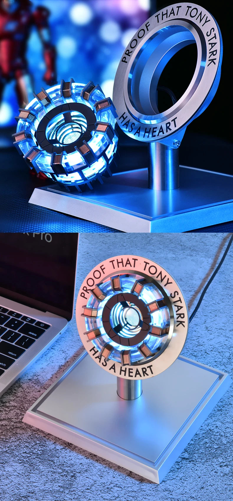 Iron Man Arc Reactor Mk1 – Alloy Chest Light Collectible
