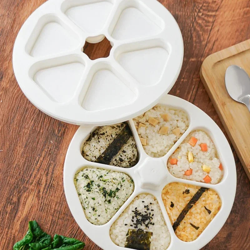Sushi & Rice Ball Maker – 6 in 1 Non-Stick Mold