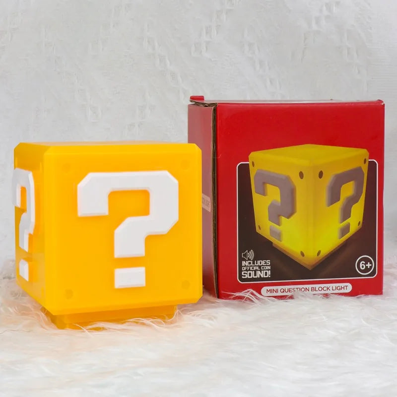 MysteryBlock – LED Question Mark Lamp (USB Rechargeable)