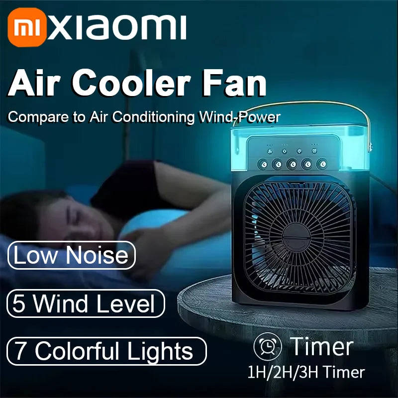 Xiaomi™ 3-in-1 Air Cooler – Mini AC, Humidifier & LED Fan
