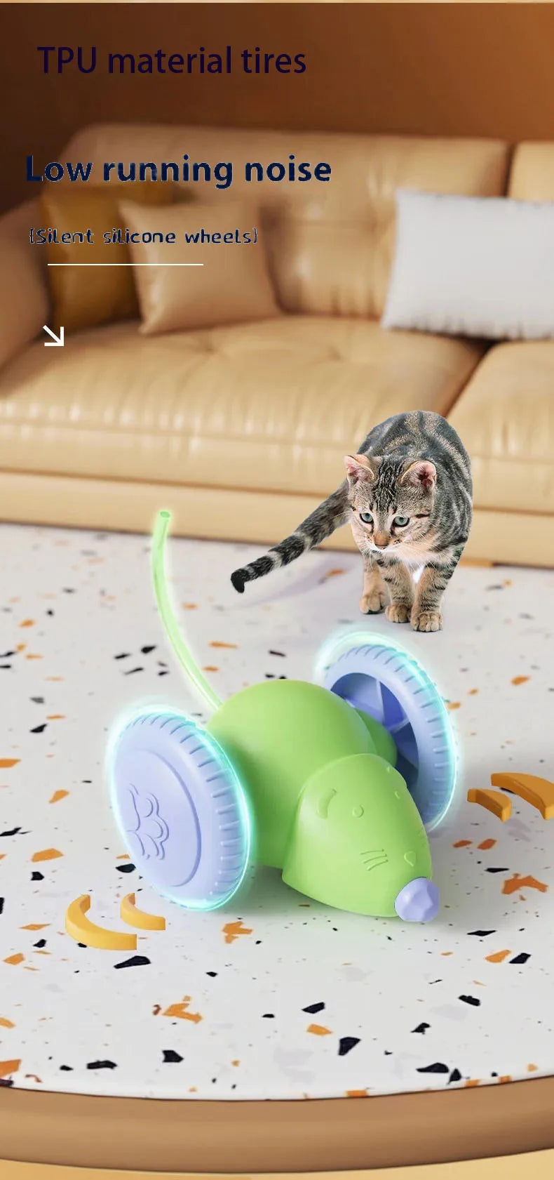 SONGYI Interactive Electric Mouse Cat Toy
