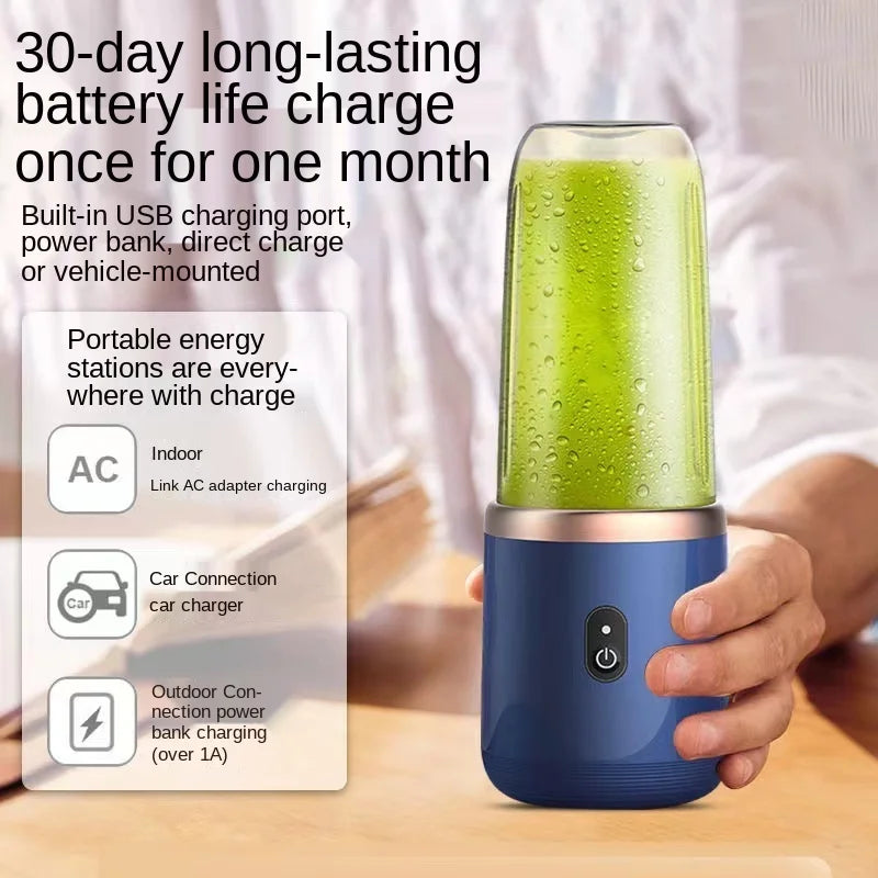 SmoothMix™ Portable Juicer – Wireless Mini Blender Cup