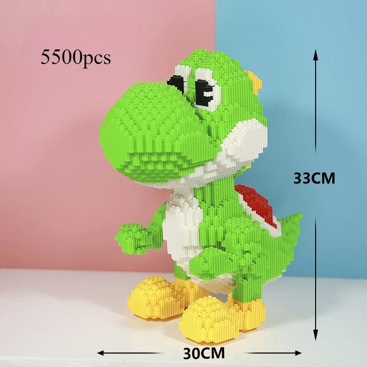 Yoshi Brick Toy – Mario Collection Edition (DIY Mini Blocks)