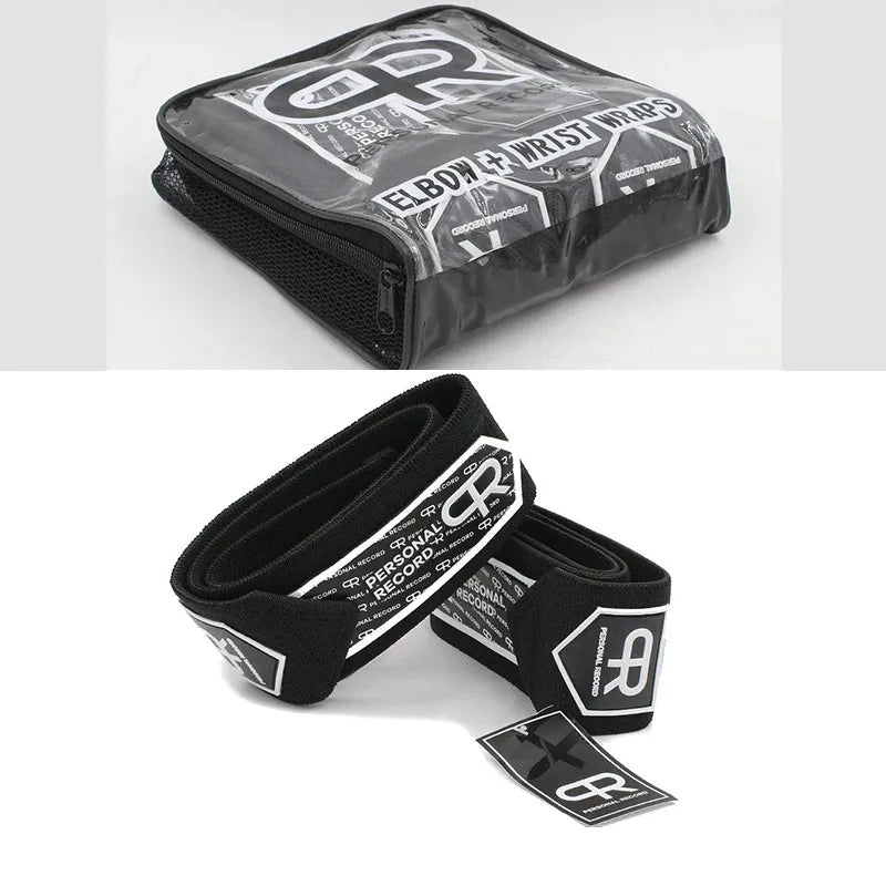 ProLift™ 90cm Adjustable Elbow Wraps – Maximum Support & Strength Training