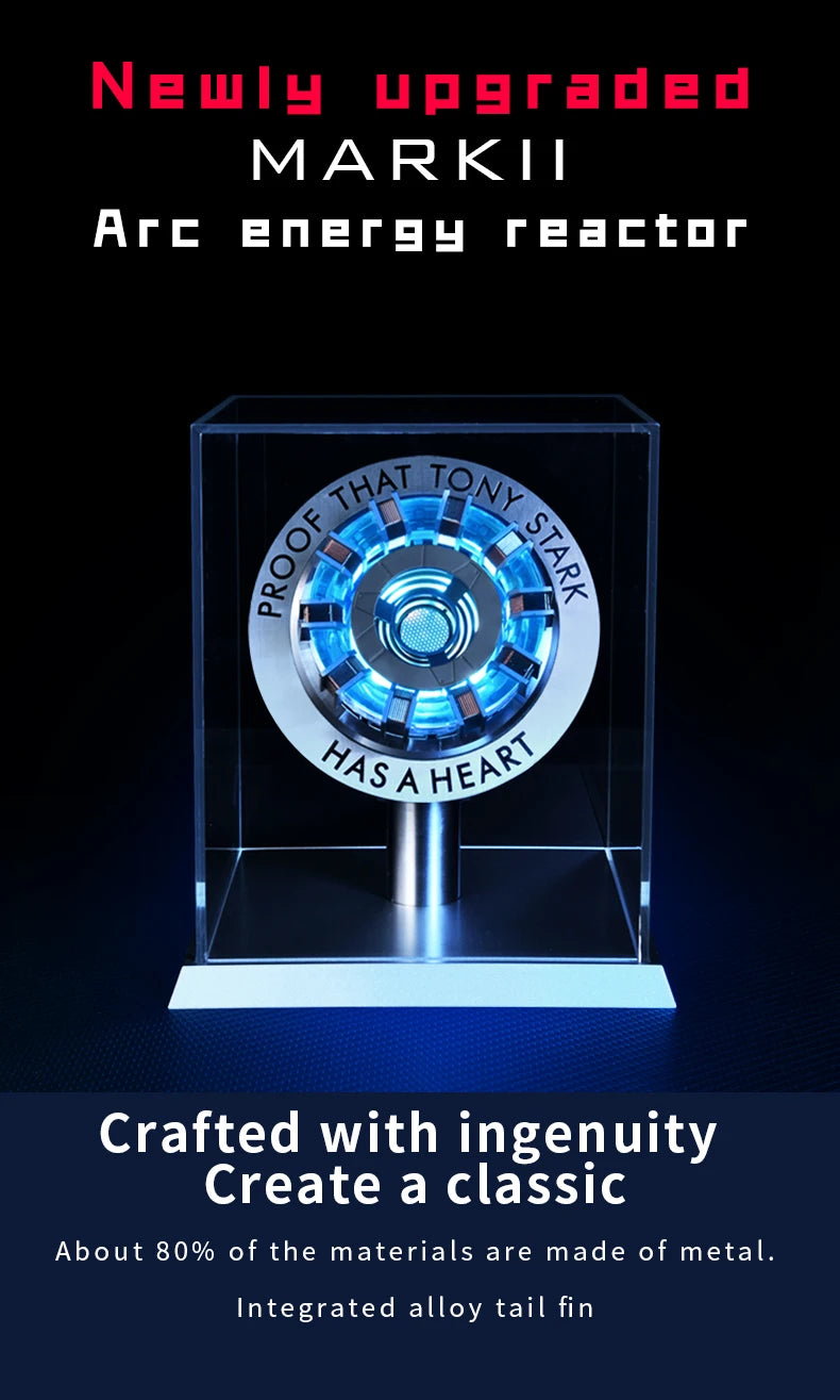 Iron Man Arc Reactor Mk1 – Alloy Chest Light Collectible