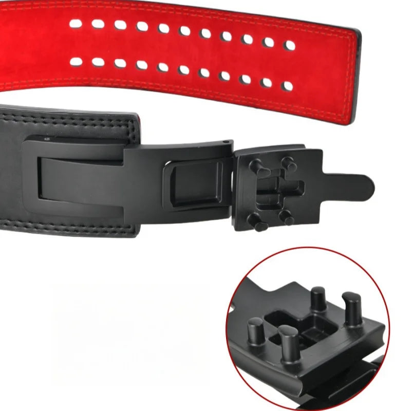 Weightlifting Belt – PU Fitness Waist Support for Squats & Deadlifts