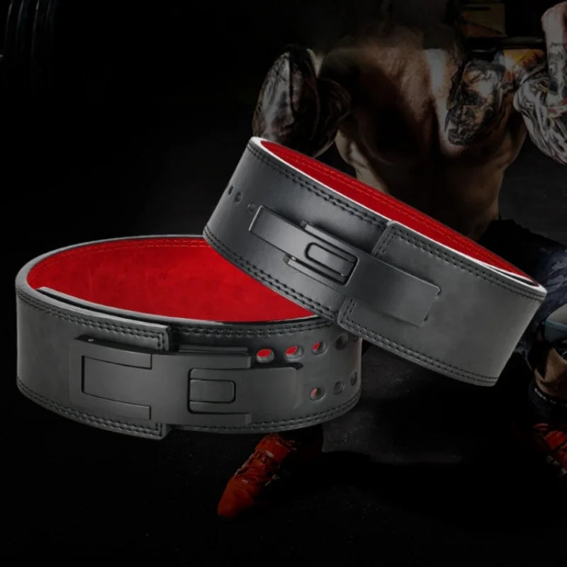 Weightlifting Belt – PU Fitness Waist Support for Squats & Deadlifts