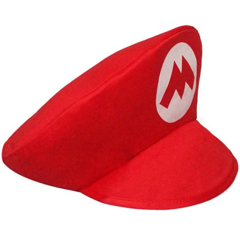 Super Bros Cosplay Hat + Moustache – Mario & Luigi Costume Set