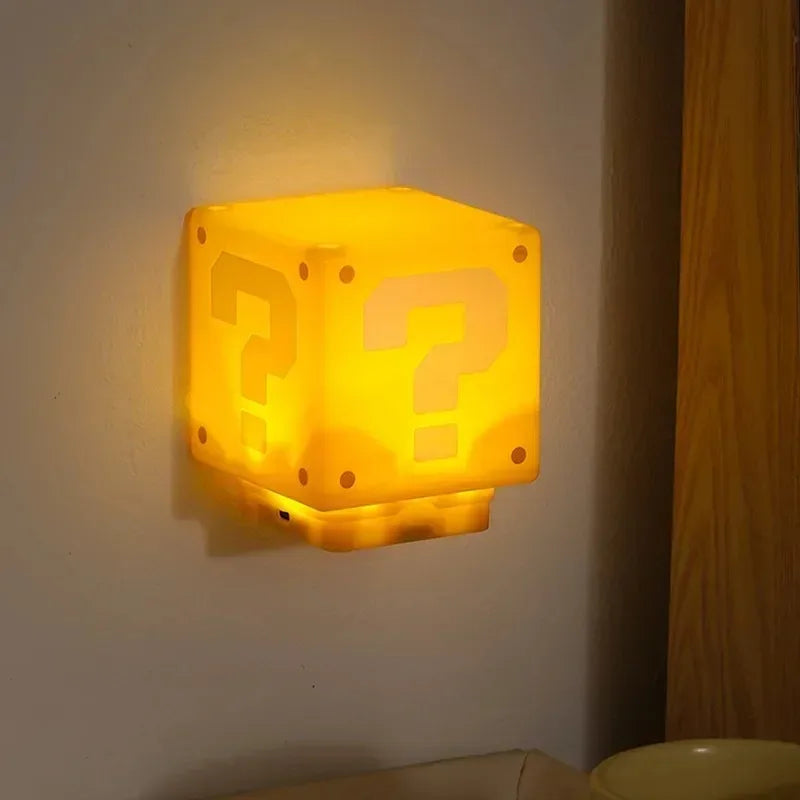 MysteryBlock – LED Question Mark Lamp (USB Rechargeable)