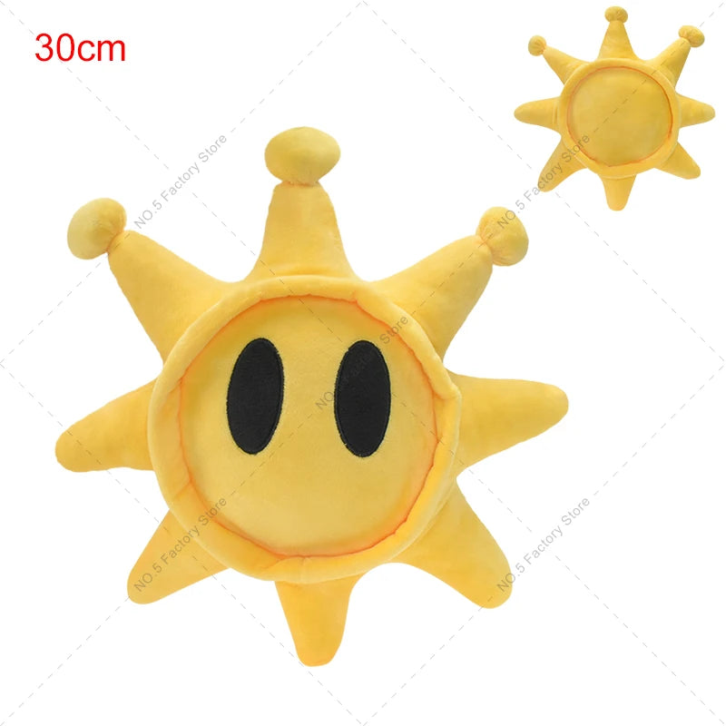 Super Star Plush – Shine Bright Edition (Mario Style Toy)