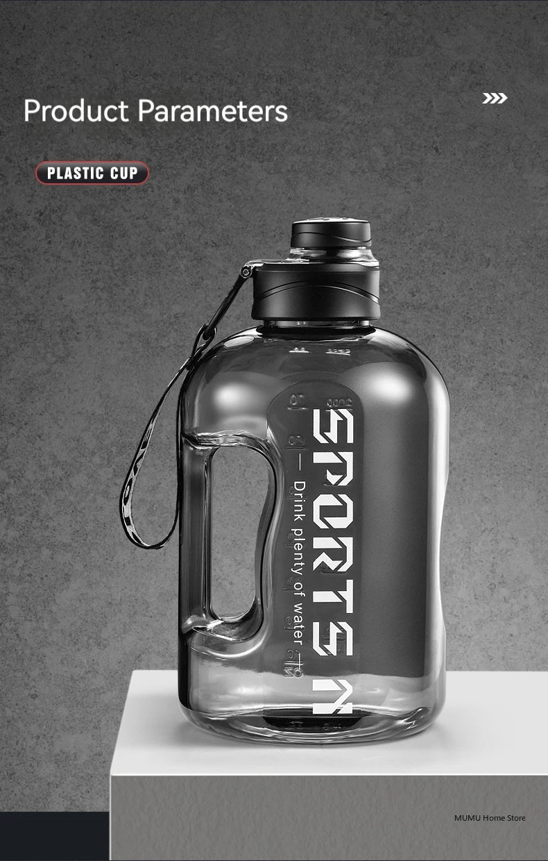 MegaHydra™ Sports Jug – Large-Capacity Water Bottle (1.7L / 2.7L /4L/5L)