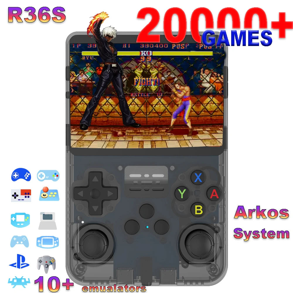 RetroPlay R36S – Handheld Retro Gaming Console (64GB/128GB, 10,000+ Games)