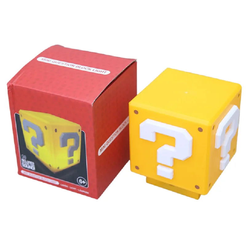 MysteryBlock – LED Question Mark Lamp (USB Rechargeable)