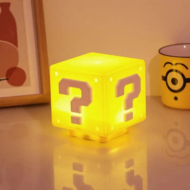 MysteryBlock – LED Question Mark Lamp (USB Rechargeable)