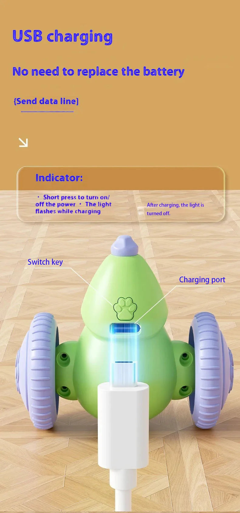 SONGYI Interactive Electric Mouse Cat Toy