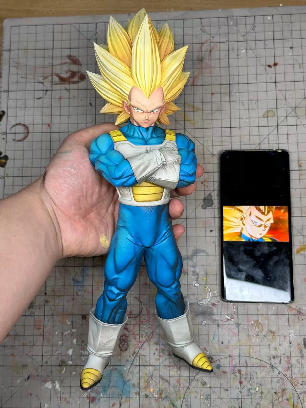 Dragon Ball Z – Vegeta Super Saiyan 3 Statue 33cm – Édition Collector