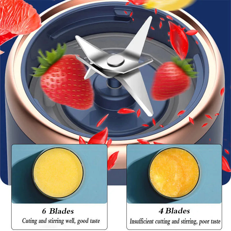 SmoothMix™ Portable Juicer – Wireless Mini Blender Cup