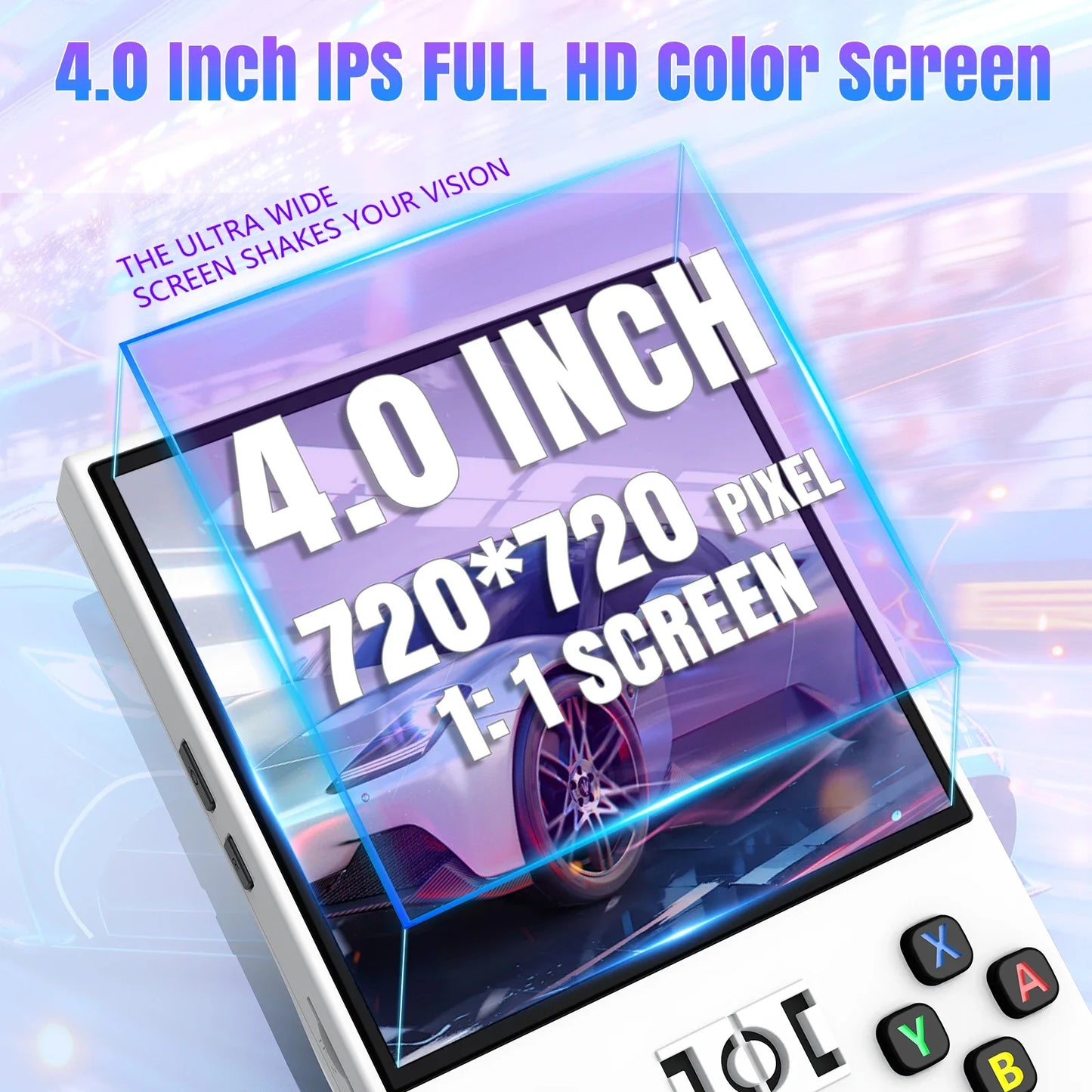 R36MAX Retro Handheld Console – 128GB, 18,000+ Games, 4.0" IPS Screen