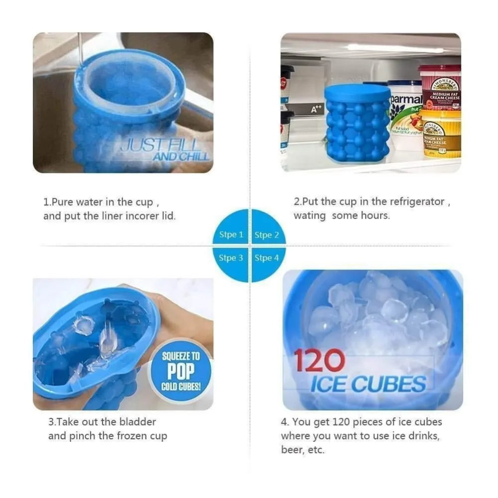 Ice Bucket Cube Maker