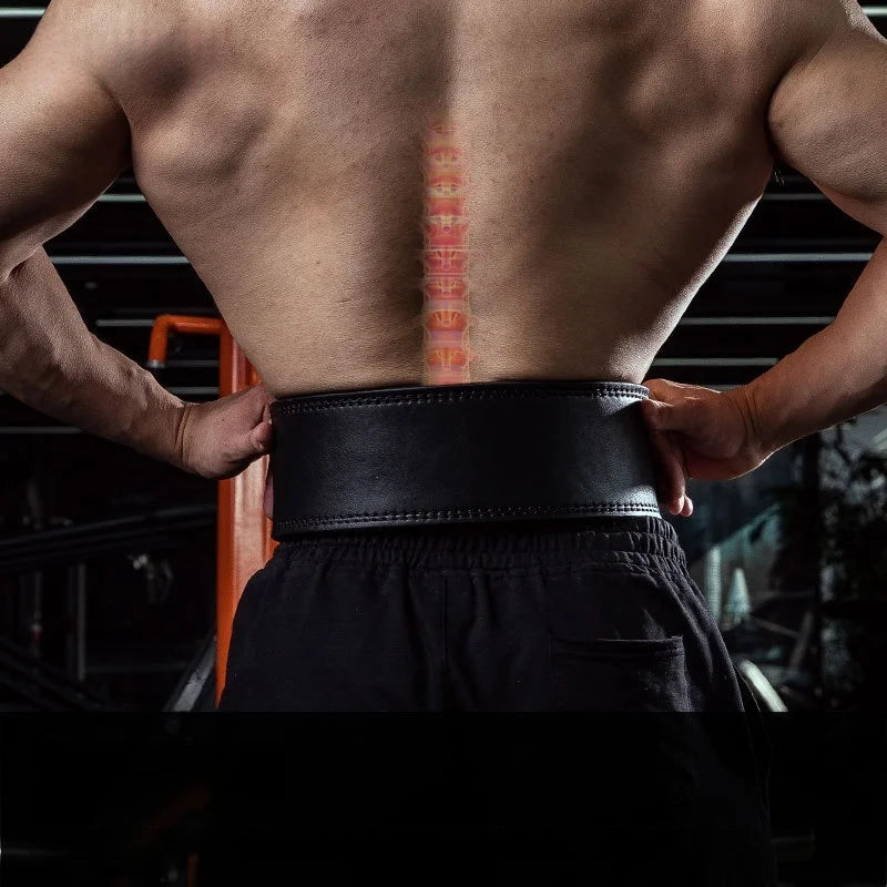 Weightlifting Belt – PU Fitness Waist Support for Squats & Deadlifts