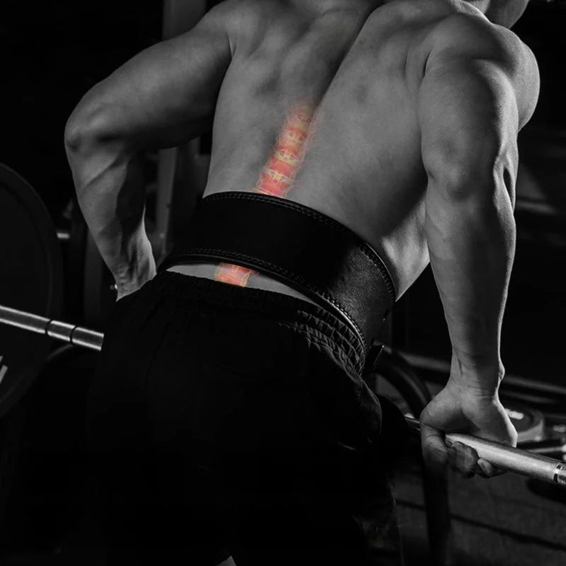 Weightlifting Belt – PU Fitness Waist Support for Squats & Deadlifts