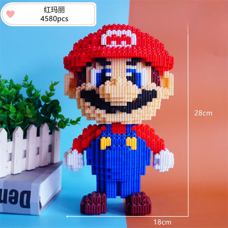 Mario Brick Toy – Mini Building Blocks Set (DIY Assembly)