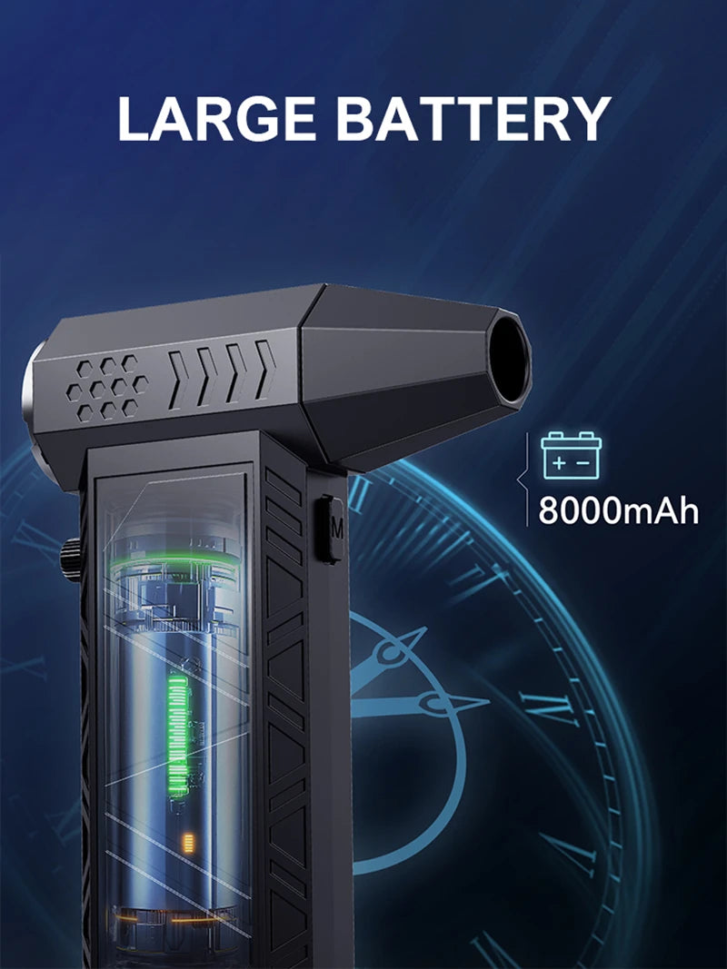 380000RPM Turbo Air Blower – Powerful Dust Cleaner & Vacuum