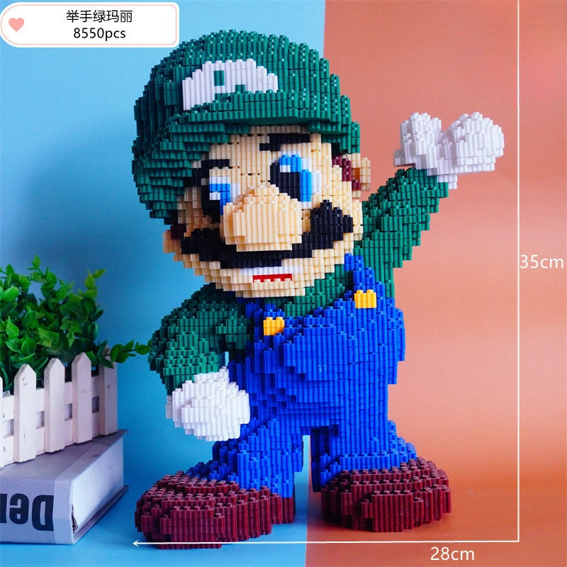 Mario Brick Toy – Mini Building Blocks Set (DIY Assembly)