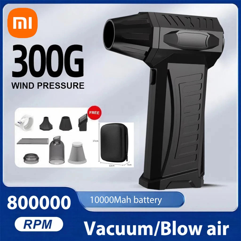 Xiaomi 800000RPM Turbo Blower – Brushless Jet Fan 20000mAh | Pro Dust Cleaner