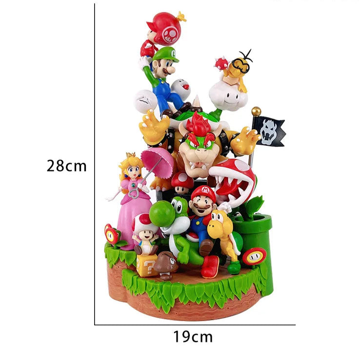 Super Mario Action Figures – 28cm Collector Edition (PVC Model Set)