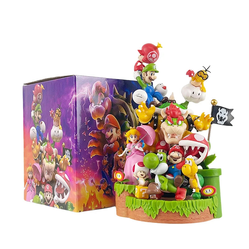Super Mario Action Figures – 28cm Collector Edition (PVC Model Set)