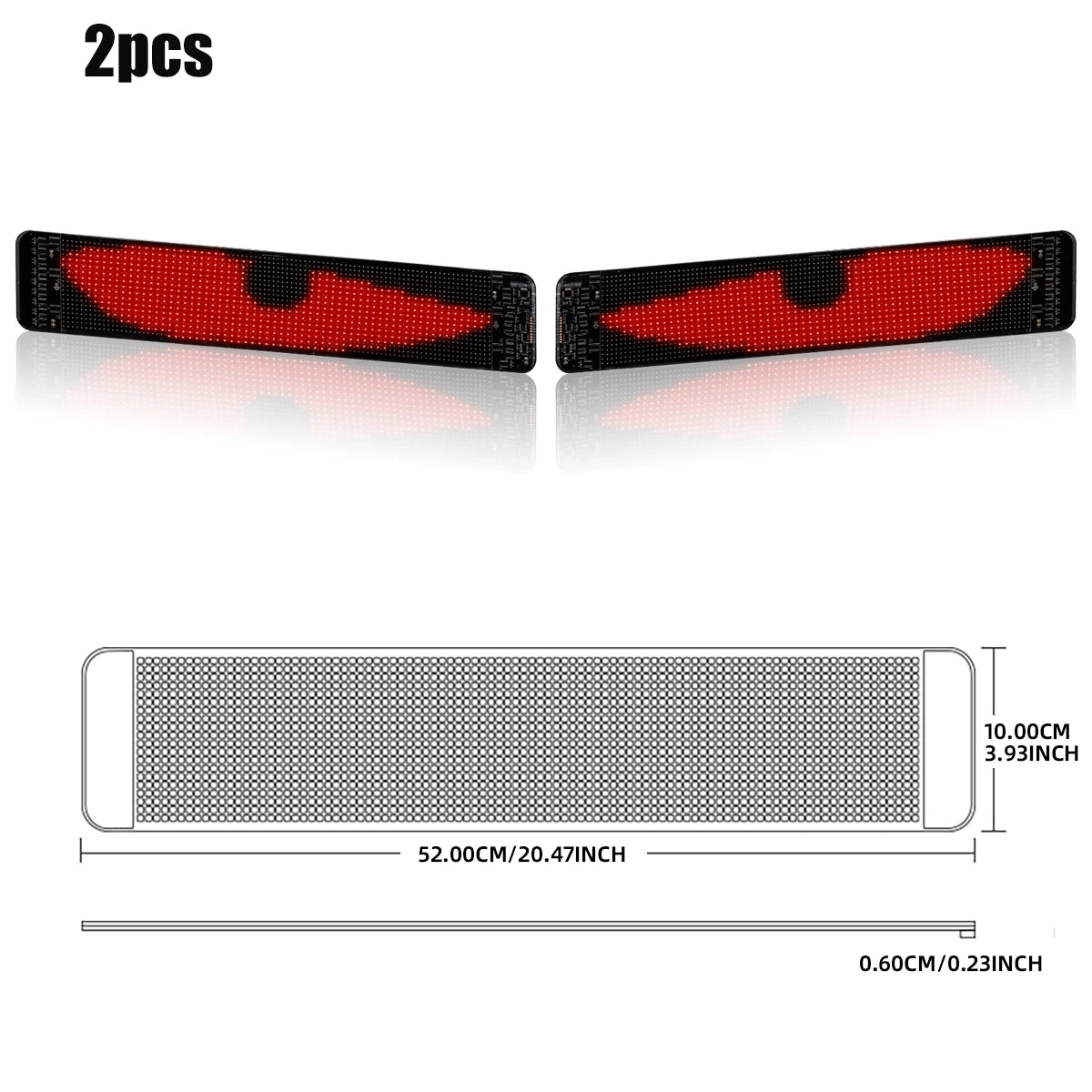 Truck LED Pixel Screen – Bluetooth & Remote Control