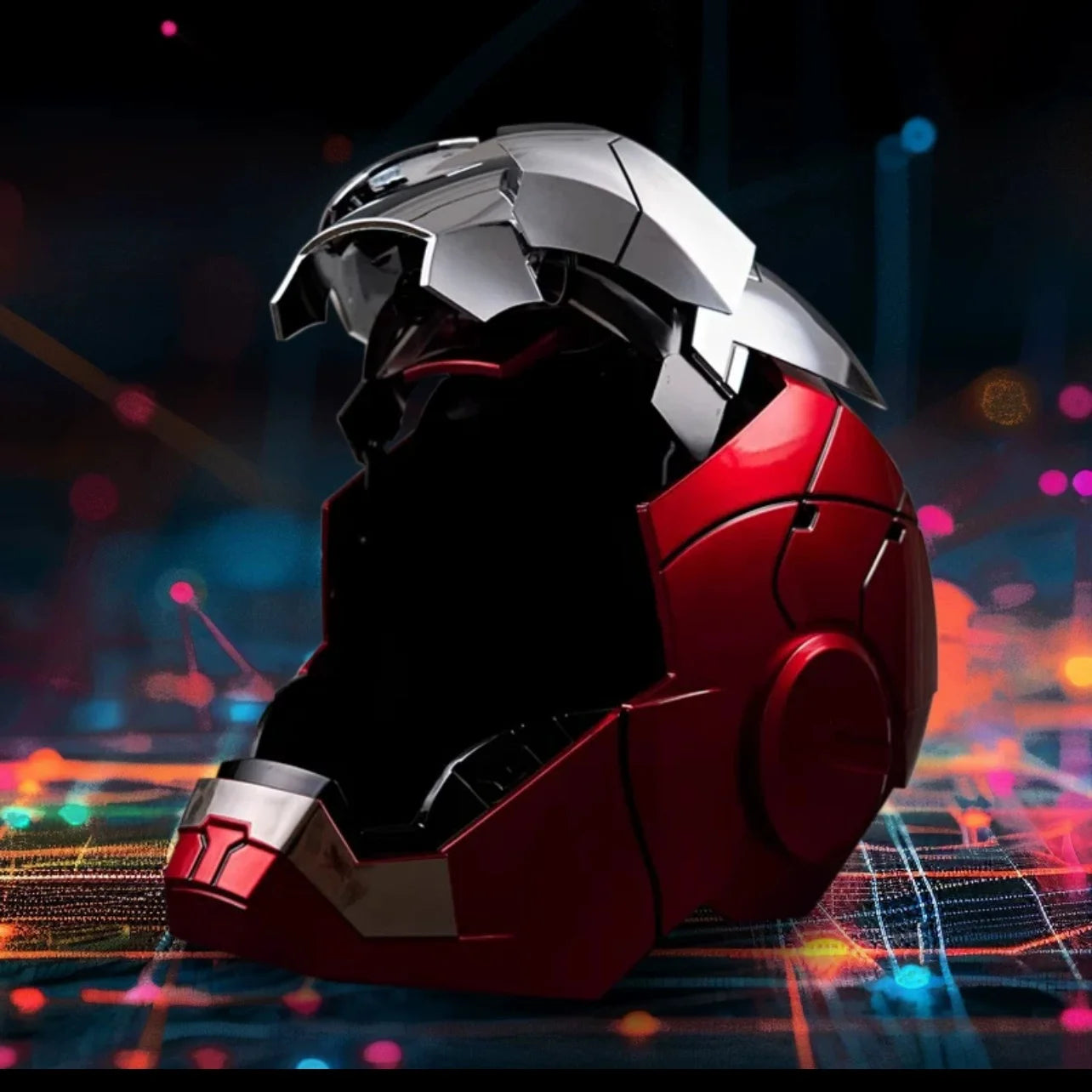 Iron Man MK5 Helmet – Real Wearable Collectible Edition (Automatic Opening)