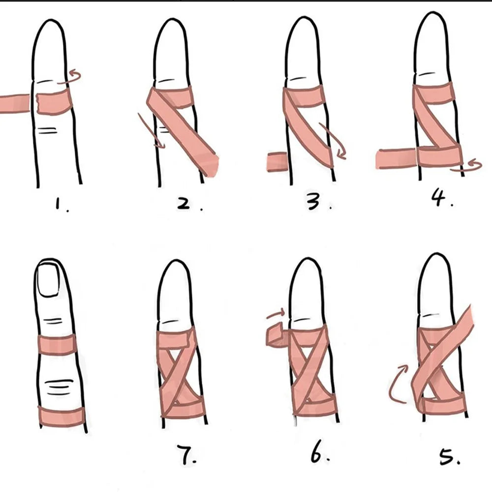Finger Tape for BJJ,Kinesio Tapes jiu-jitsu Sports Tape Self Adhesive Bandage Jujitsu Accessories Elastic Bandage