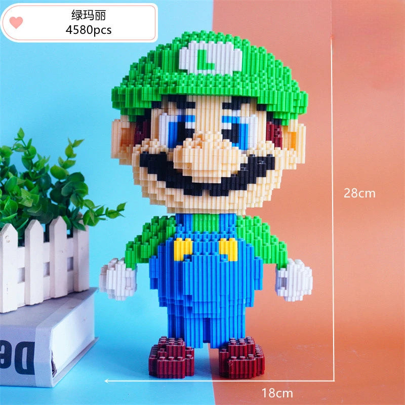 Mario Brick Toy – Mini Building Blocks Set (DIY Assembly)