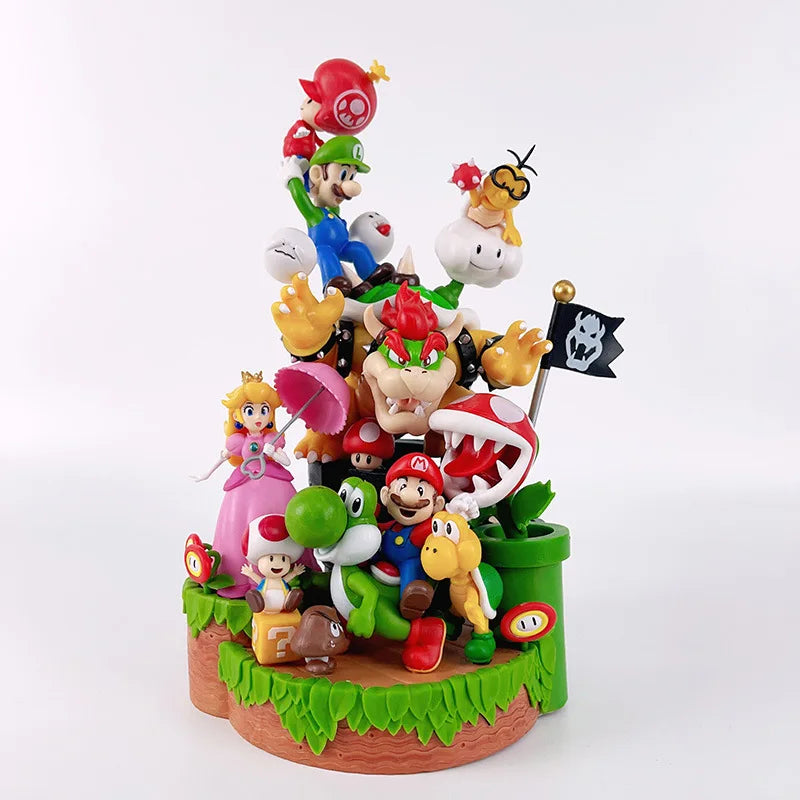 Super Mario Action Figures – 28cm Collector Edition (PVC Model Set)