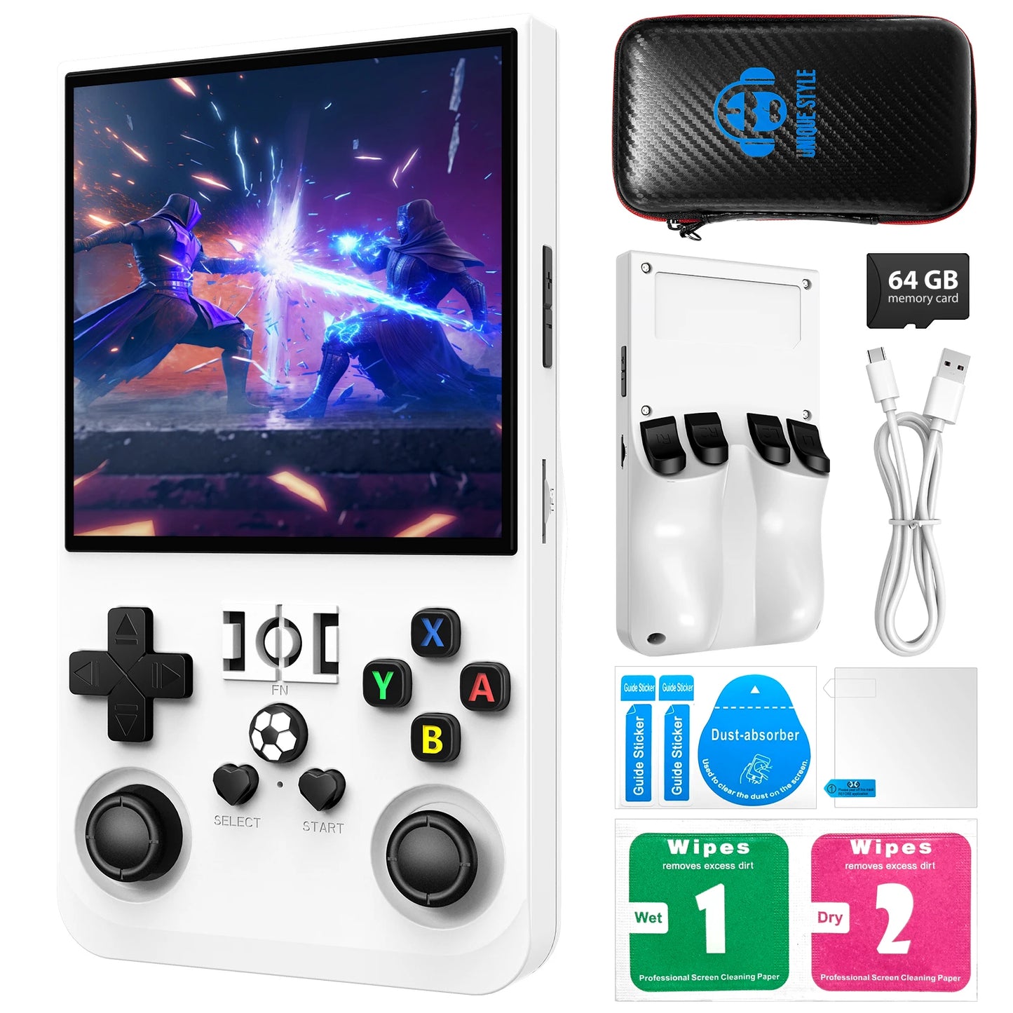 R36MAX Retro Handheld Console – 128GB, 18,000+ Games, 4.0" IPS Screen