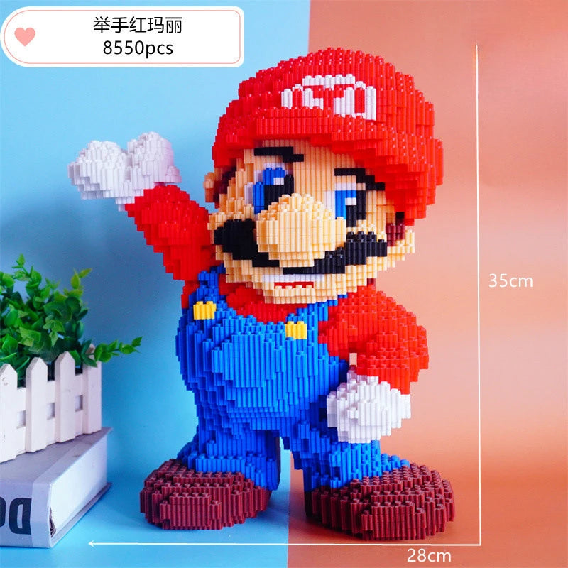 Mario Brick Toy – Mini Building Blocks Set (DIY Assembly)