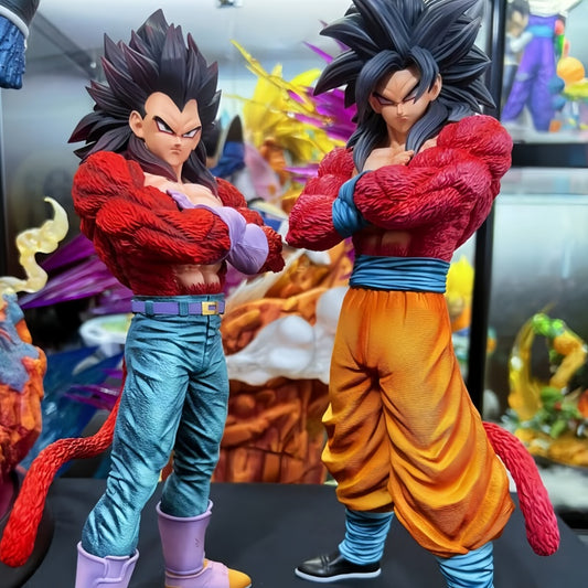 Dragon Ball GT – Vegeta & Goku Super Saiyan 4 Figures (32cm Remastered Version)