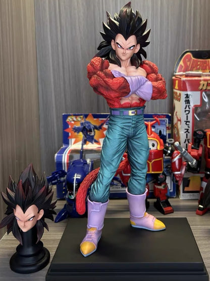 Dragon Ball GT – Vegeta & Goku Super Saiyan 4 Figures (32cm Remastered Version)