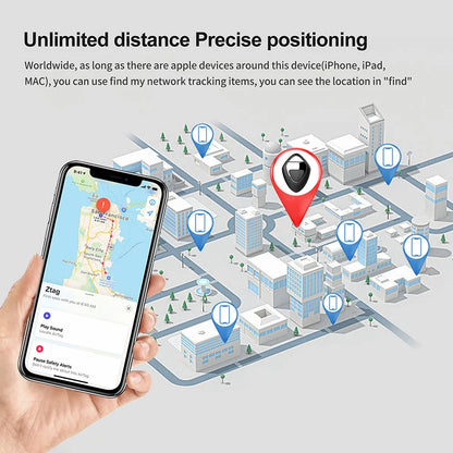Smart Bluetooth GPS Tracker – Compact Key, Pet & Car Finder