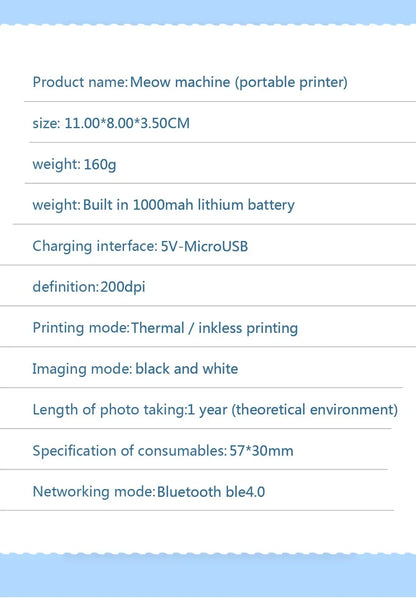 Mini Thermal Printer