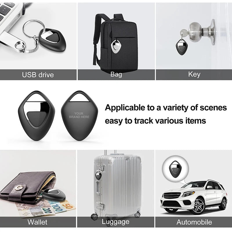 Smart Bluetooth GPS Tracker – Compact Key, Pet & Car Finder
