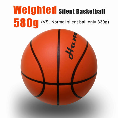 Grooved Silent Basketball Size 7# 6# 5# Men/Women/Children Indoor Dribble Practice Bounce Quiet Soft Airless Foam Ball No Noises