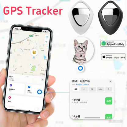 Smart Bluetooth GPS Tracker – Compact Key, Pet & Car Finder